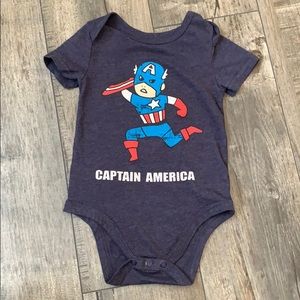 Captain America onesie by Marvel size 12 months.
